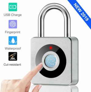 Smart Waterproof Fingerprint Padlock by CCsky