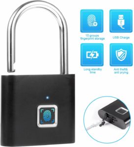 Waterproof Fingerprint Padlock by Towode