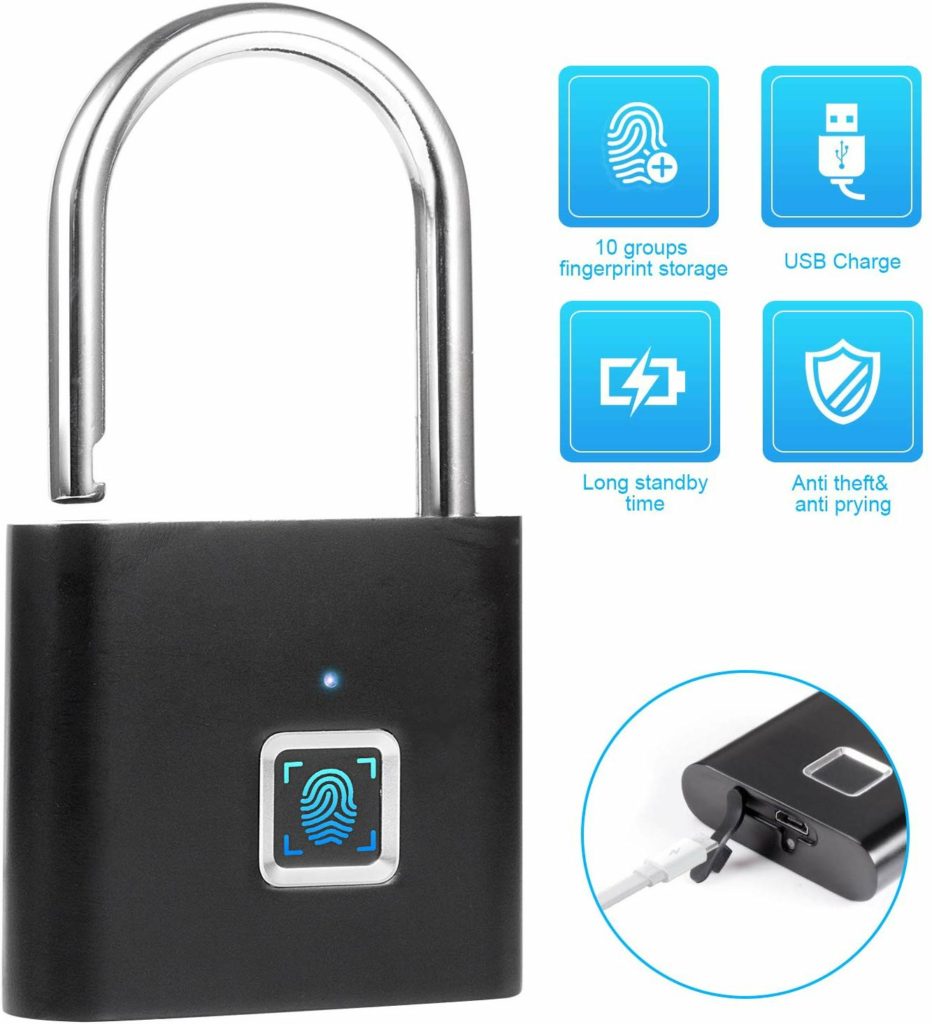 Best Fingerprint Padlock in 2020 Reviews & Buyer’s Guide