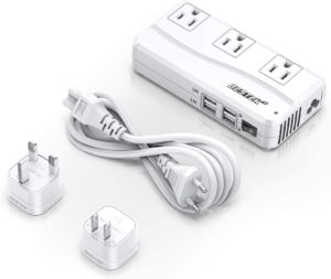 3.BESTEK Universal Travel Adapter 220V to 110V Voltage