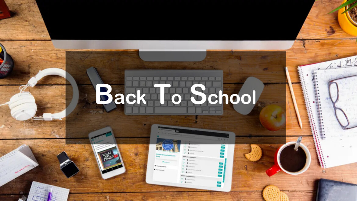 Back To School Electronic banner