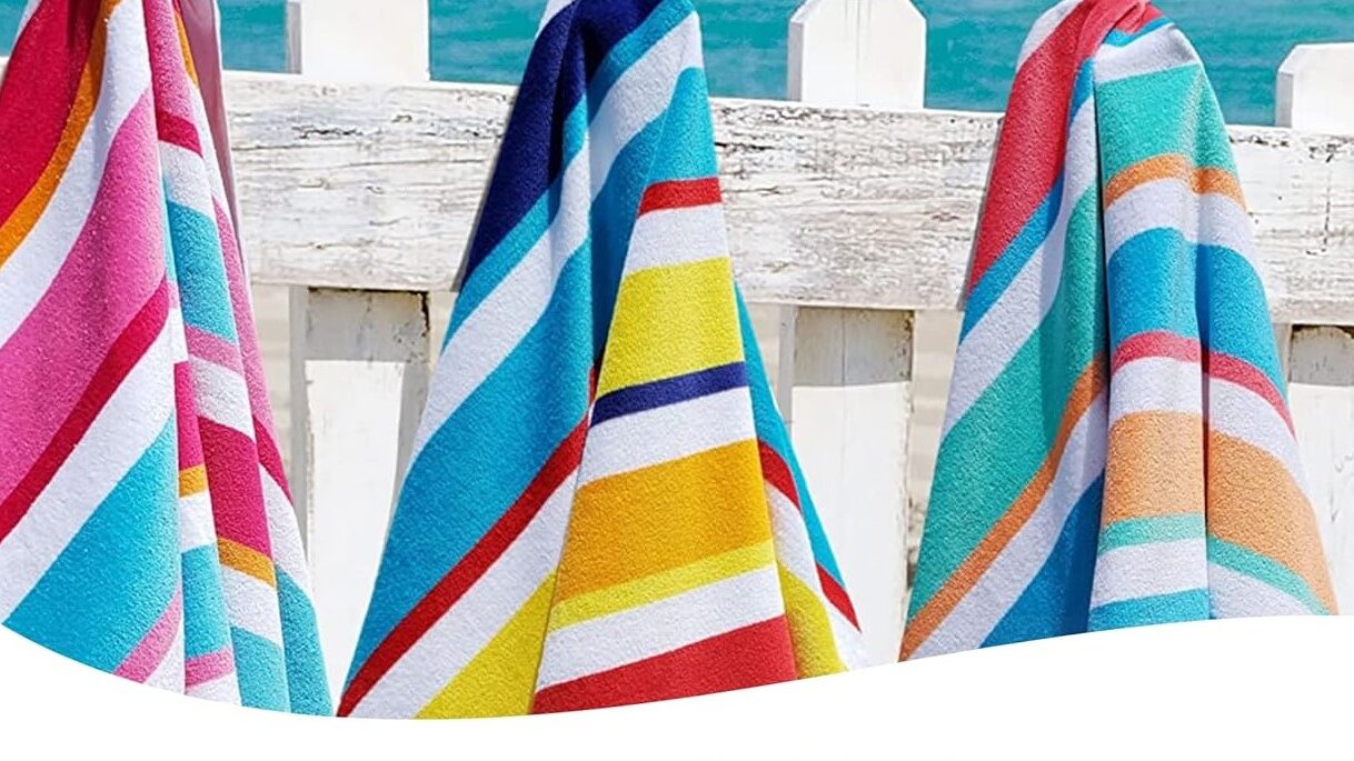 Ben Kaufman Terry Beach & Pool Towel - Large Cotton Towels