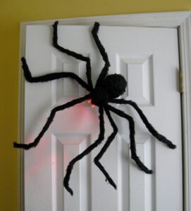Halloween spider with lighting eyes