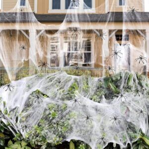 Halloween spider webs decoration