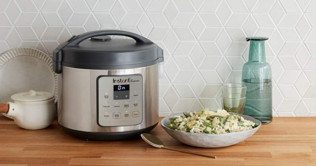 Instant Pot Zest Plus 20 Cup Cooked rice, 5Litre Rice Cooker, Steamer, Slow Cooker