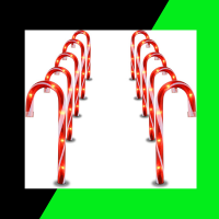 Candy Cane Lights – 10 Pack Candy Cane Pathway Lights