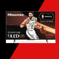 Hisense 58-Inch Class U6HF Series ULED 4K UHD Smart Fire TV (58U6HF)