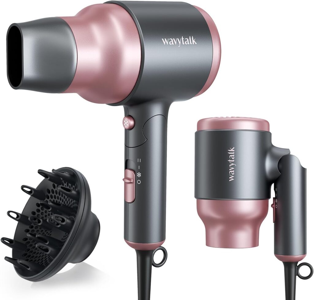 Wavytalk Portable Hair Dryer with Diffuser
