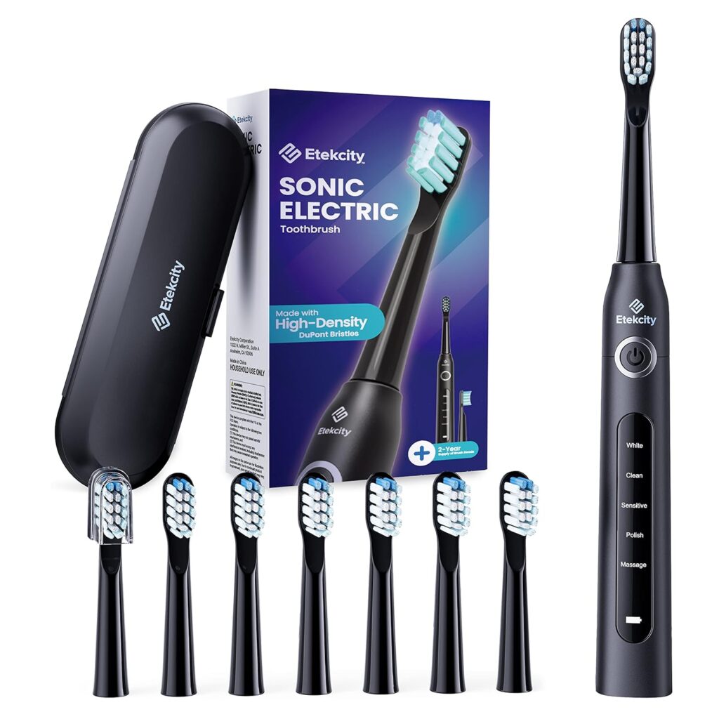 Etekcity Electric Toothbrush for Adults and Kids