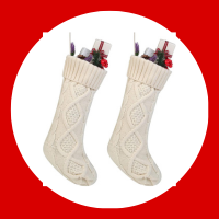 Free Yoka Cable Knit Christmas Stockings