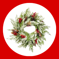 Artificial Christmas Wreath for Front Door