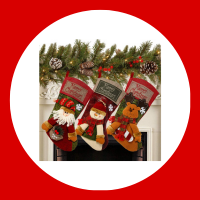 Sunnyglade 3PCS 18” Christmas Stocking