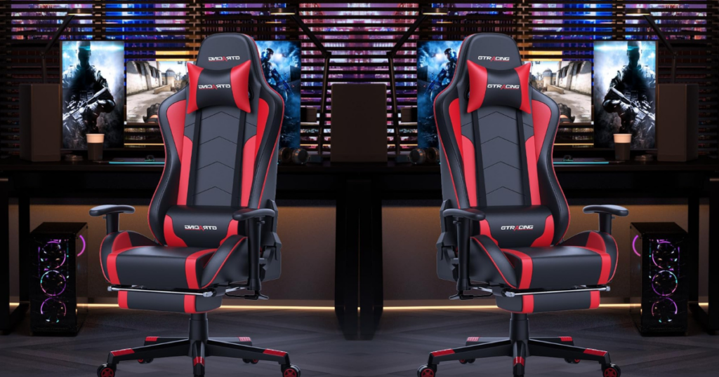 GTRACING Gaming Chair with Footrest