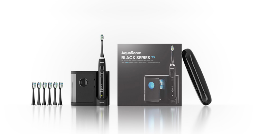 Aquasonic Black Series PRO electric toothbrush