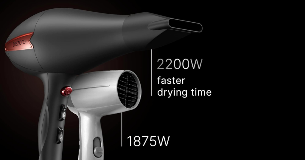 Professional TREZORO 2200W Ionic Salon Hair Dryer