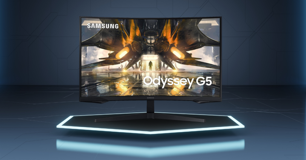 SAMSUNG 32" Odyssey G55A QHD Curved Gaming Monitor