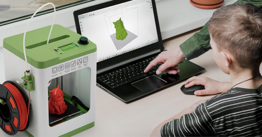 Fully Assembled Mini 3D Printer for Kids