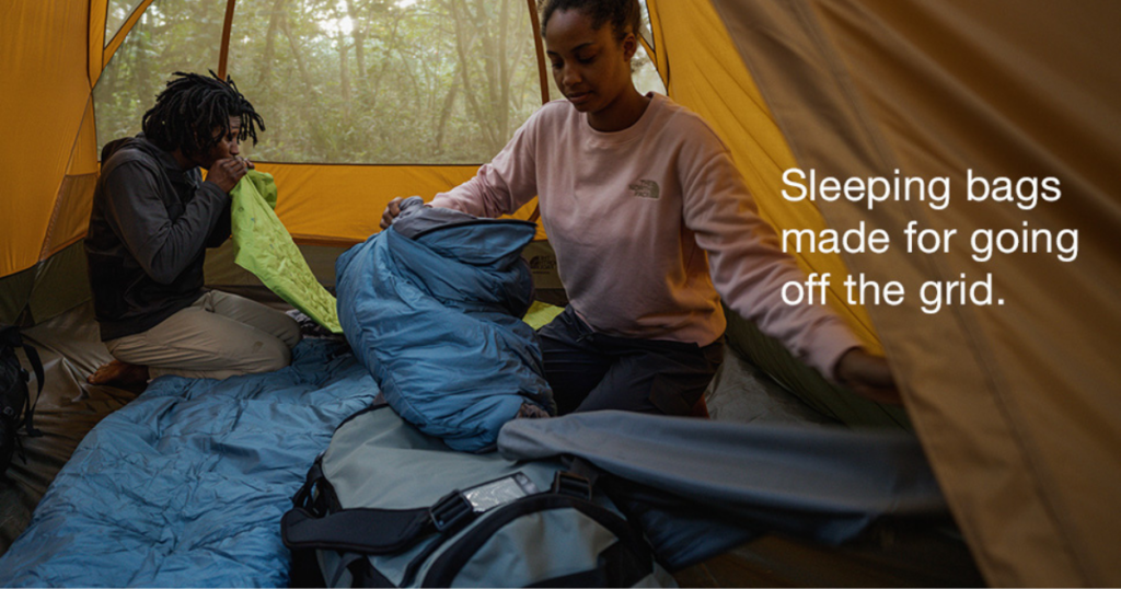 Best Eco-Friendly Option: The North Face Eco Trail Synthetic 20 Sleeping Bag
