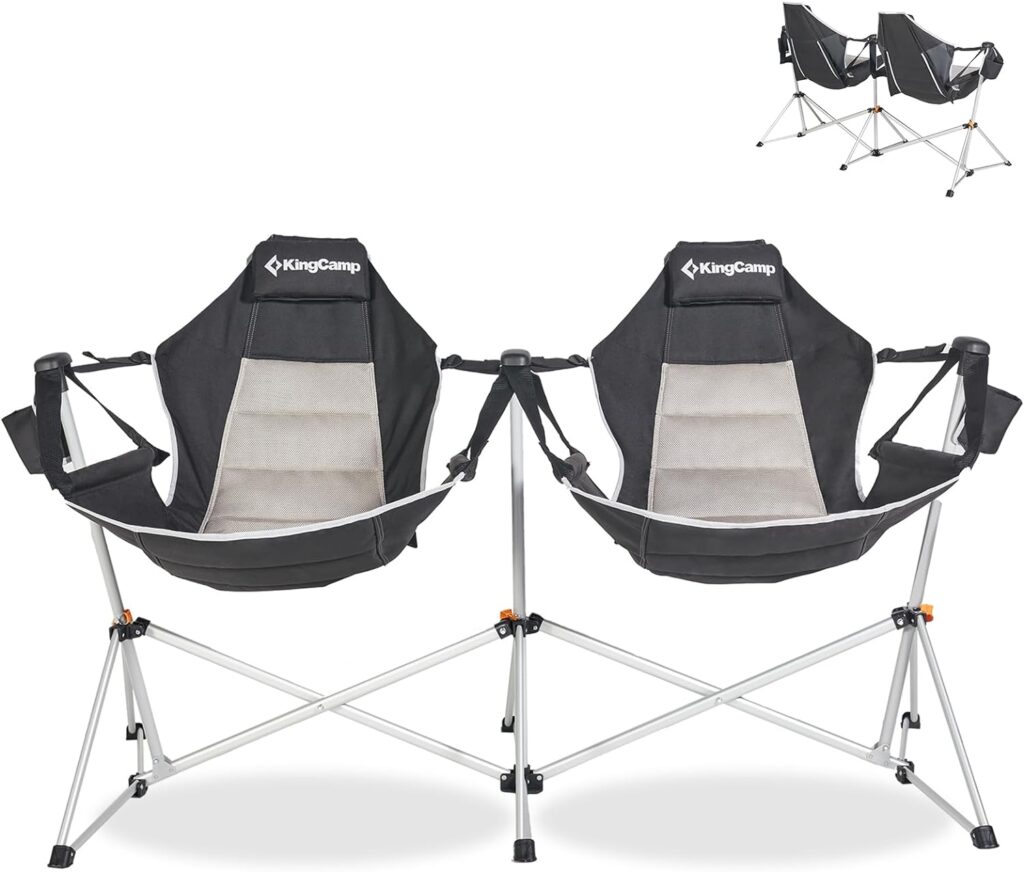 Swinging Chair for Adults Portable Folding Rocking Chair 