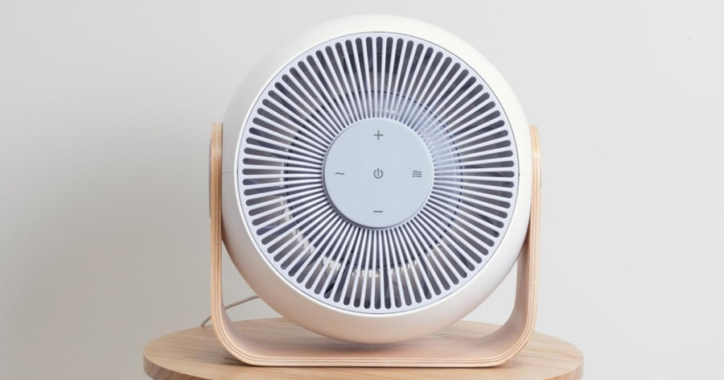 SNOOZ Breez 2-in-1 Smart Bedroom Table Fan & White Noise Machine