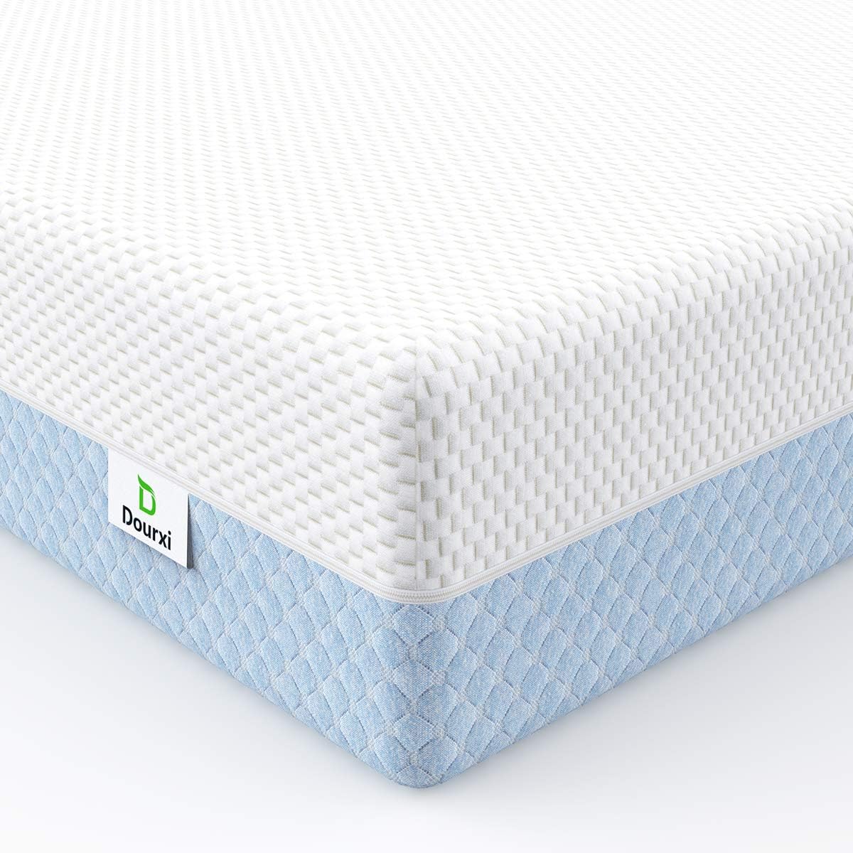 Dourxi Crib Mattress, Dual Sided Comfort Memory Foam Toddler Bed Mattress