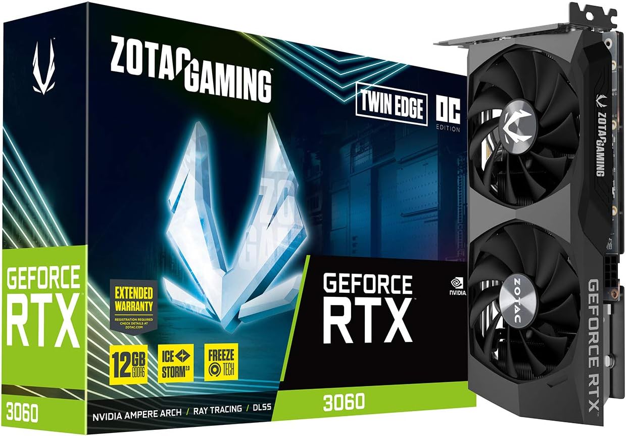 ZOTAC Gaming GeForce RTX 3060 Twin Edge OC 12GB GDDR6