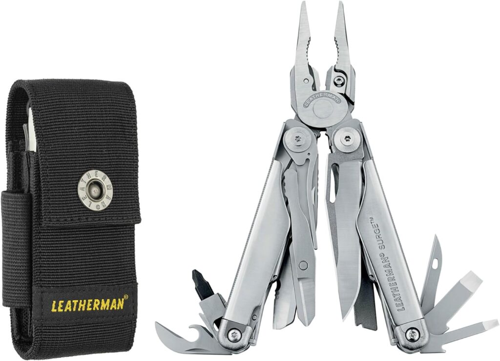 LEATHERMAN, Surge, 21-in-1 Heavy-Duty Multi-tool for Work, Home, Garden