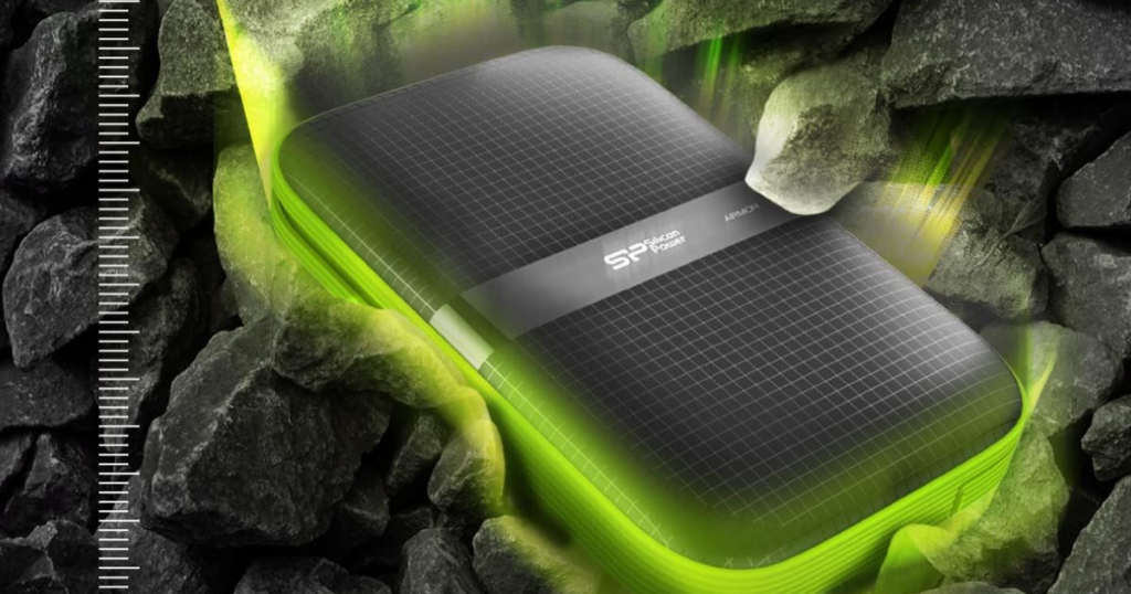 SP Silicon Power 2TB Rugged Portable External Hard Drive