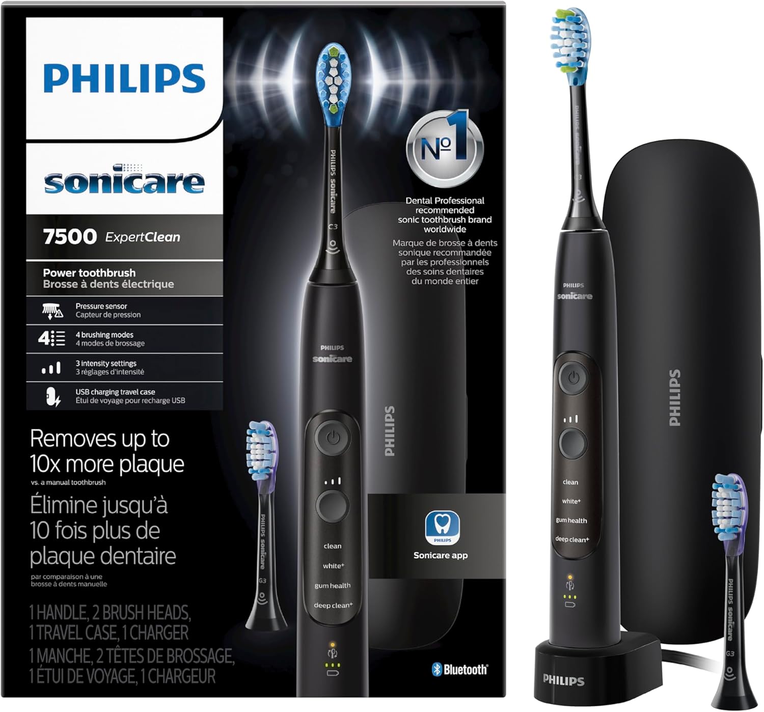 Philips Sonicare ExpertClean 7500 Black