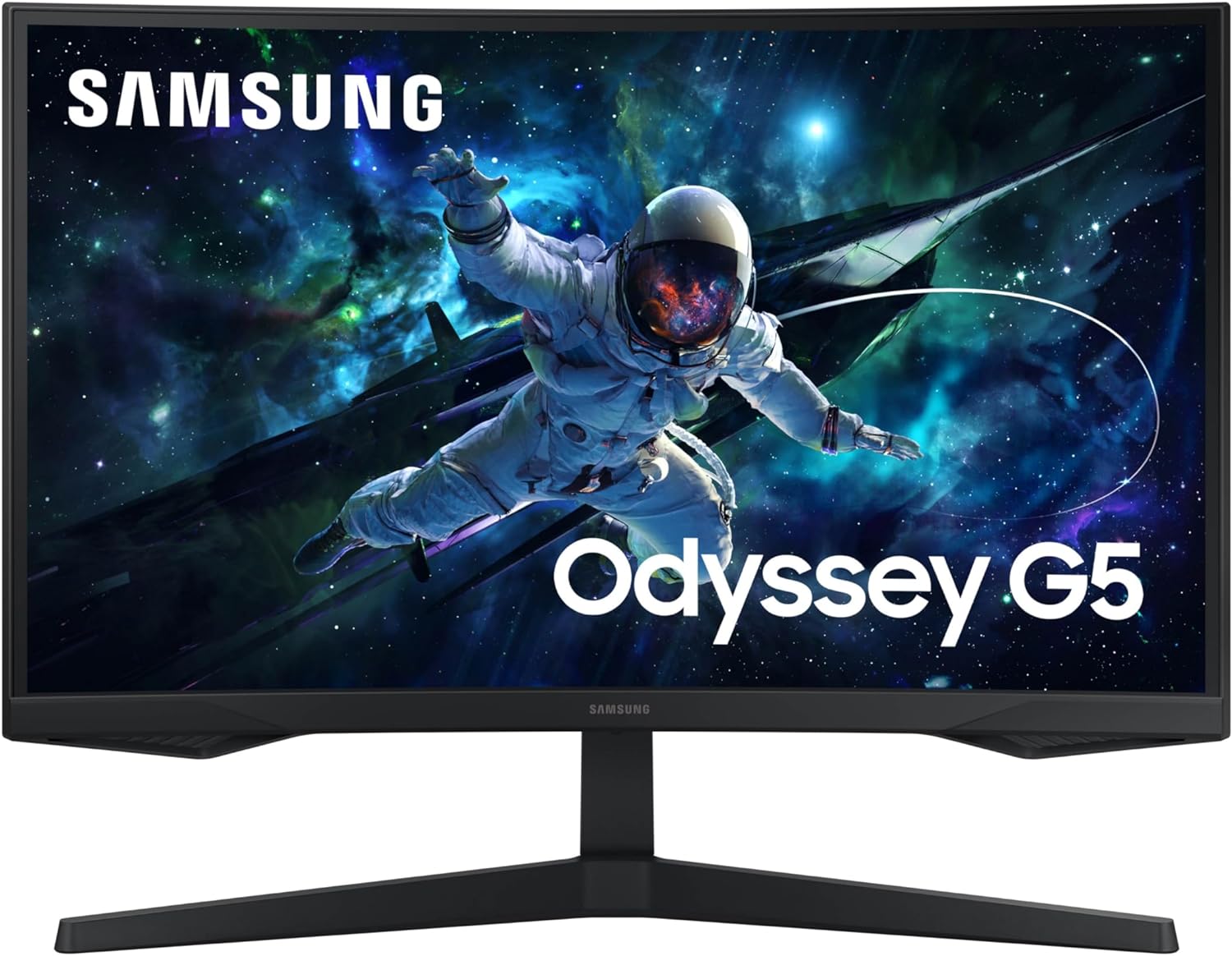 Samsung 32-Inch Odyssey G55C Series QHD 1000R Curved Gaming Monitor