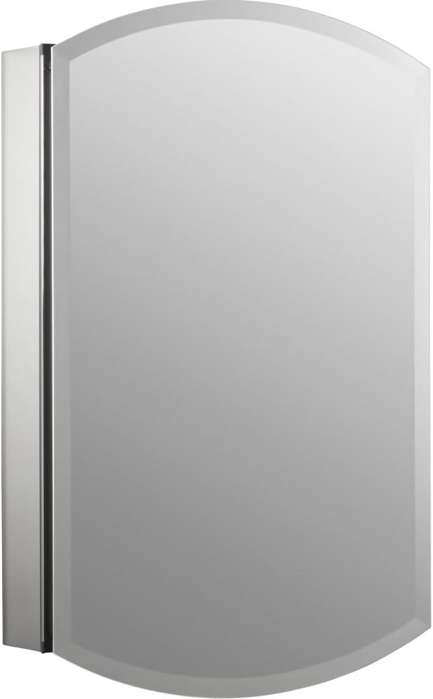 KOHLER 3073-NA Archer 20" W x 31" H Aluminum Single-Door Bathroom Medicine Cabinet