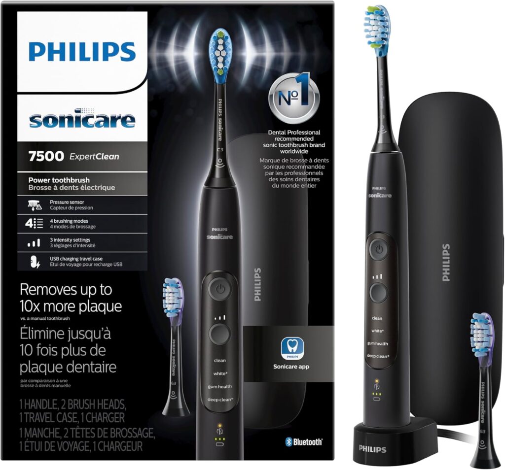 Philips Sonicare ExpertClean 7500, Rechargeable Electric Power Toothbrush