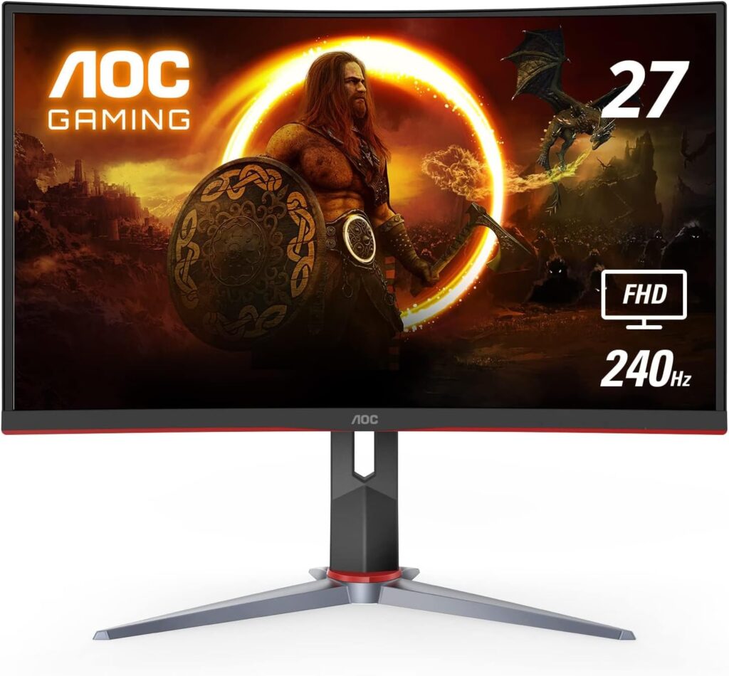 AOC C27G2Z 27″ Curved Frameless Ultra-Fast Gaming Monitor