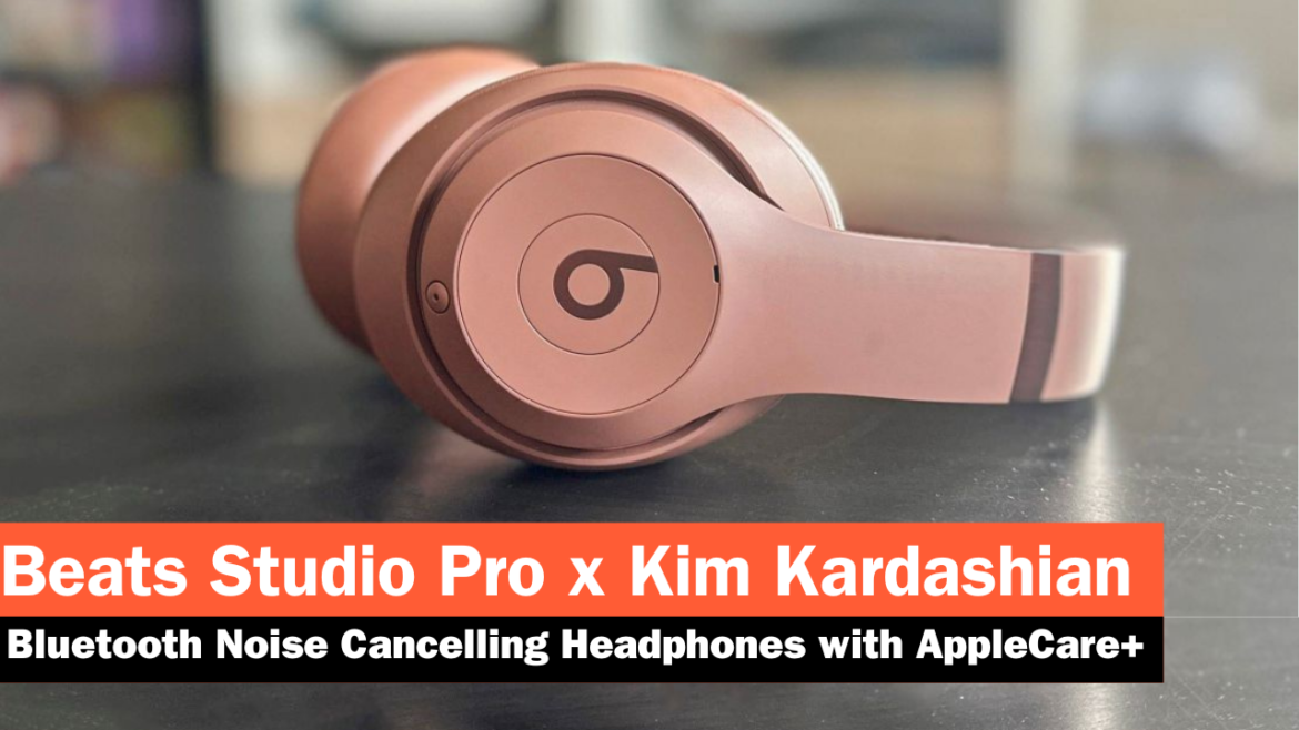 Beats Studio Pro x Kim Kardashian - Bluetooth Noise Cancelling Headphones with AppleCare+ (2 Years) - Moon