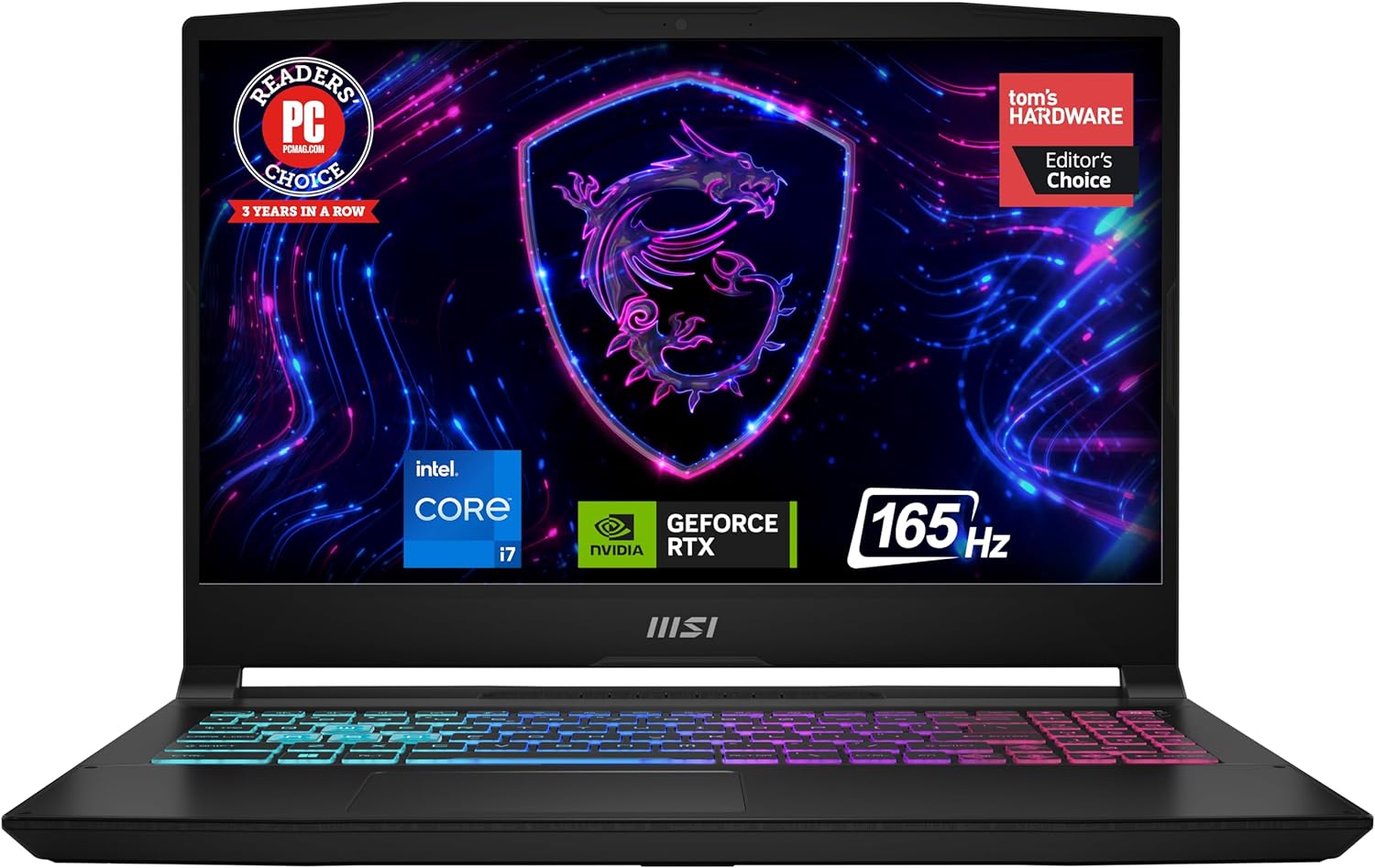 MSI Katana 15 15.6” 165Hz QHD Gaming Laptop