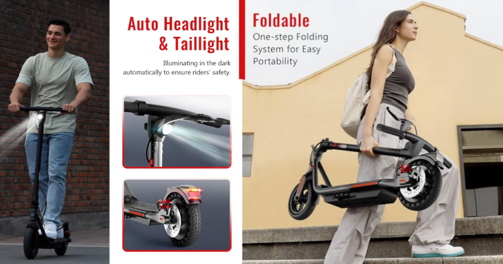 SISIGAD Electric Scooter for Adults