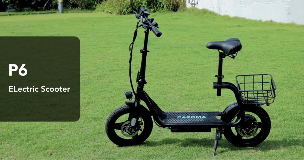 Caroma Peak 1200W Electric Scooter with Seat