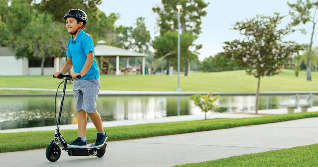 Razor E100 Glow Electric Scooter for Kids