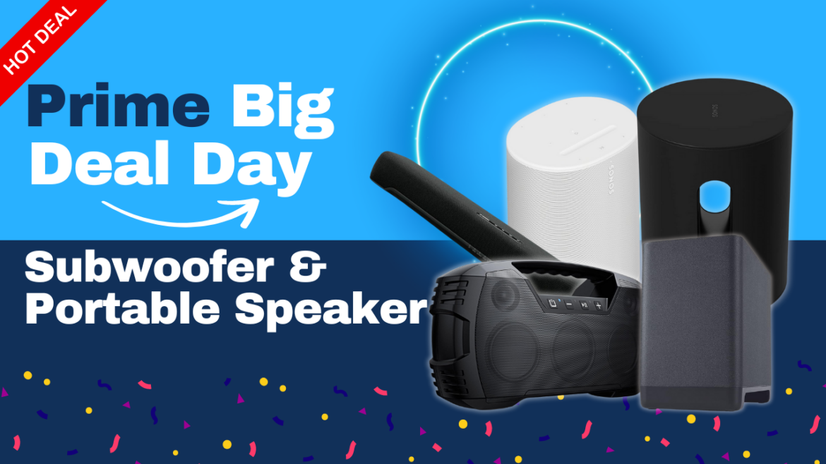 Amazon Prime Big Day 2024: Must-Have Deals on Subwoofers and Portable Speakers Hero Banner Amazon Prime Big Day 2024: Must-Have Deals on Subwoofers and Portable Speakers