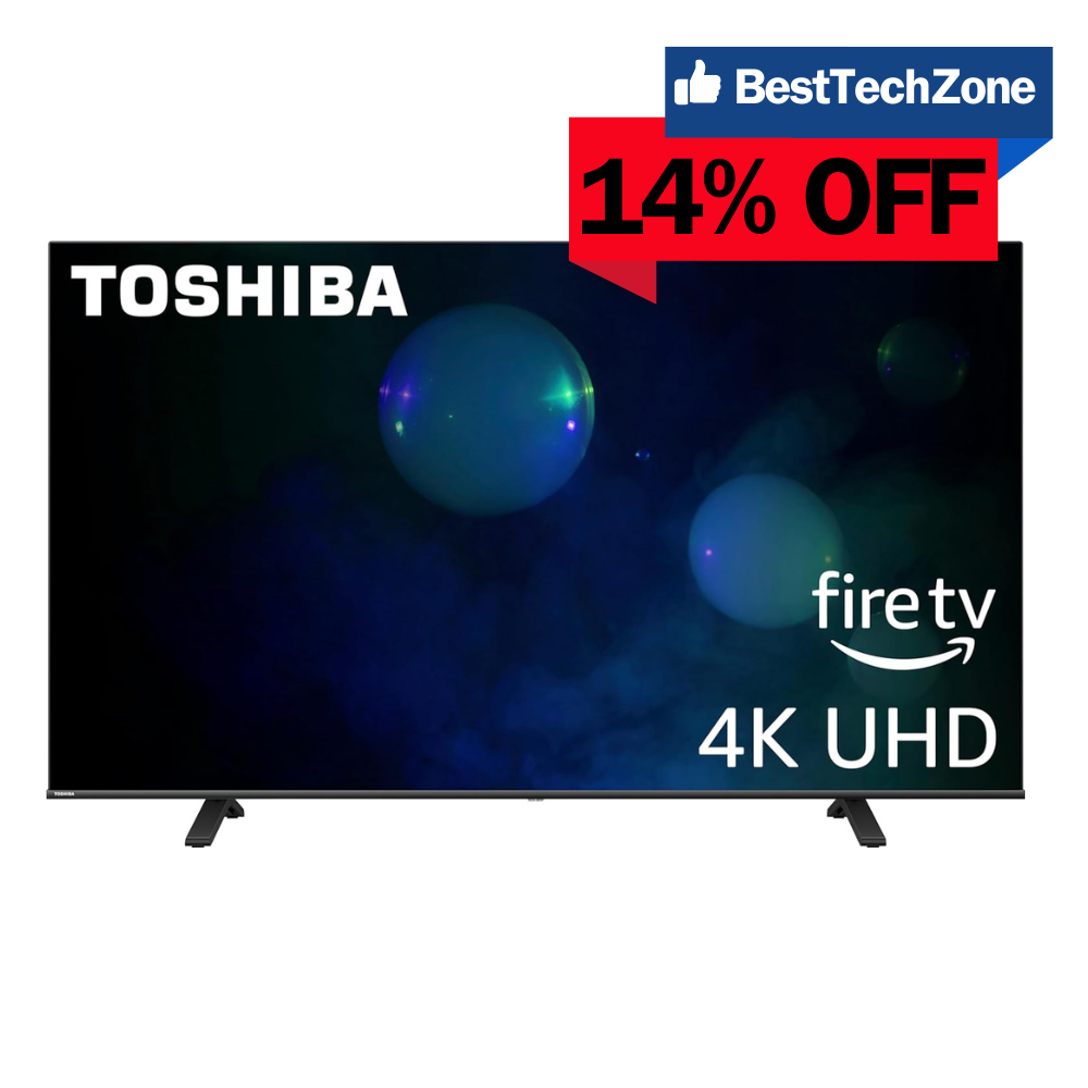 TOSHIBA 75-inch Class C350 Series LED 4K UHD Smart Fire TV (2024 Model) 