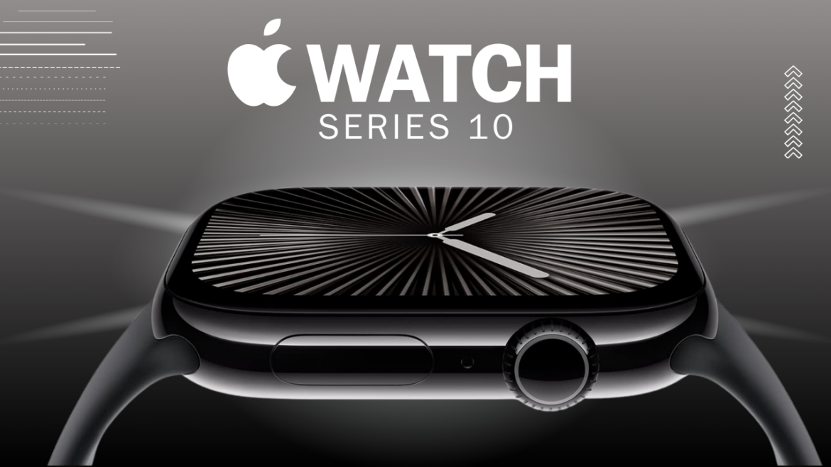 Apple Watch Series 10 [GPS, 46mm] with Jet Black Aluminum Case and Black Sport Band – The Ultimate Fitness and Health Companion